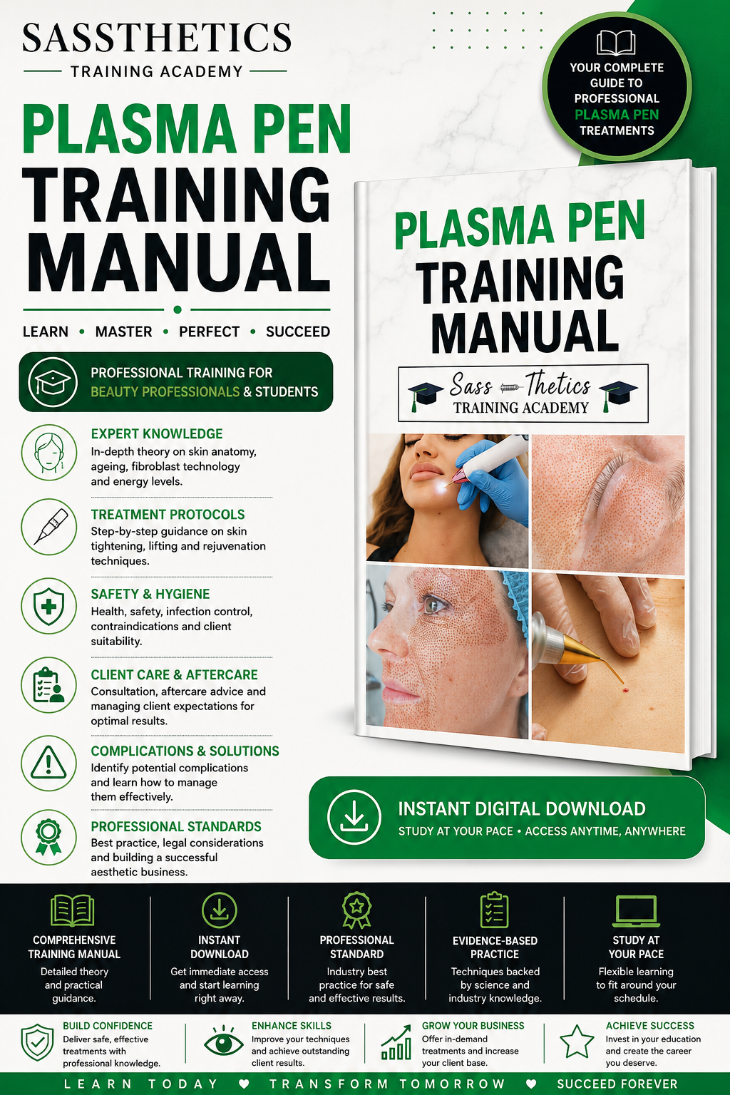 Plasma Pen Training Manual &| Fibroblast Skin Tightening PDF | Sassthetics