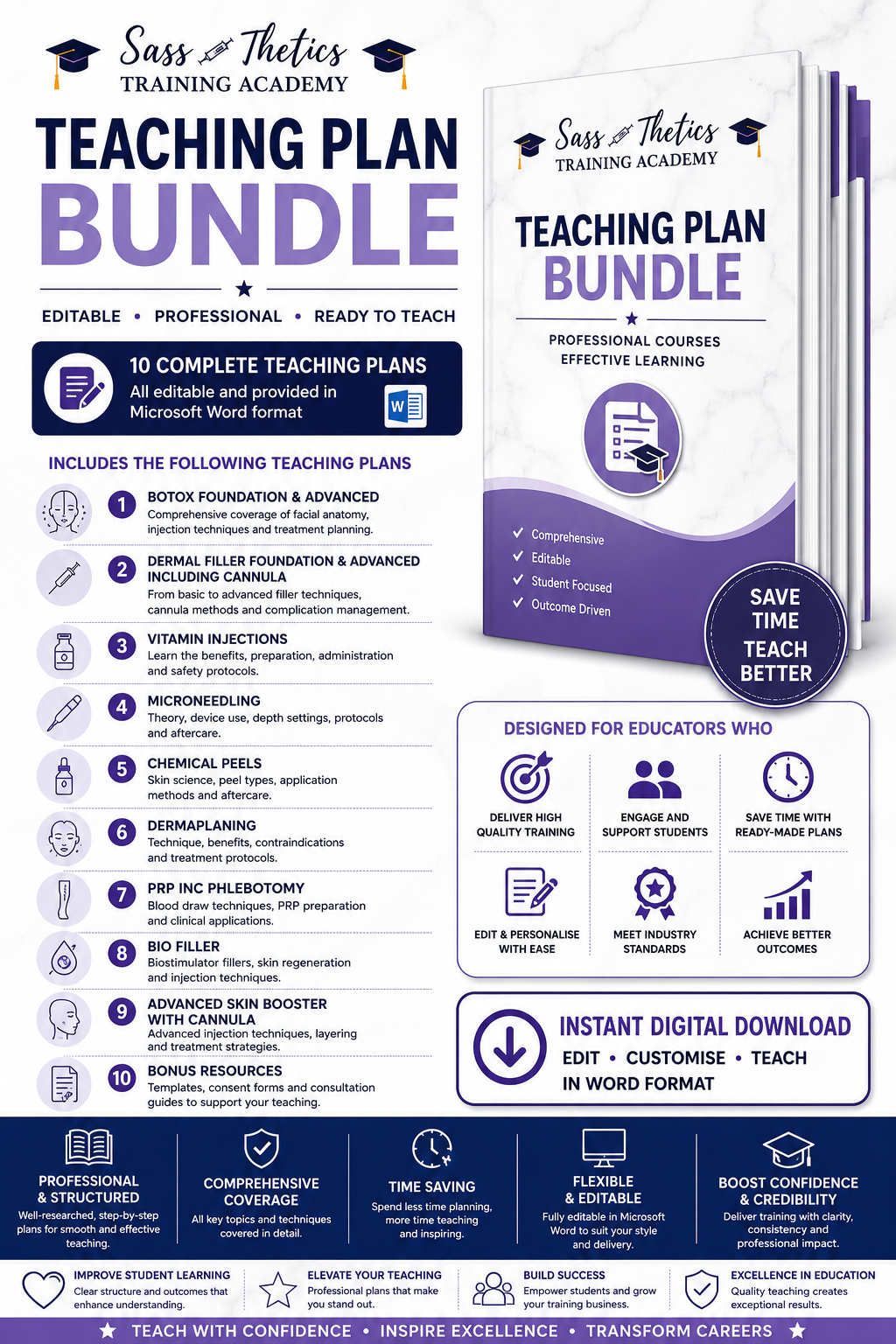 Teaching plan bundle