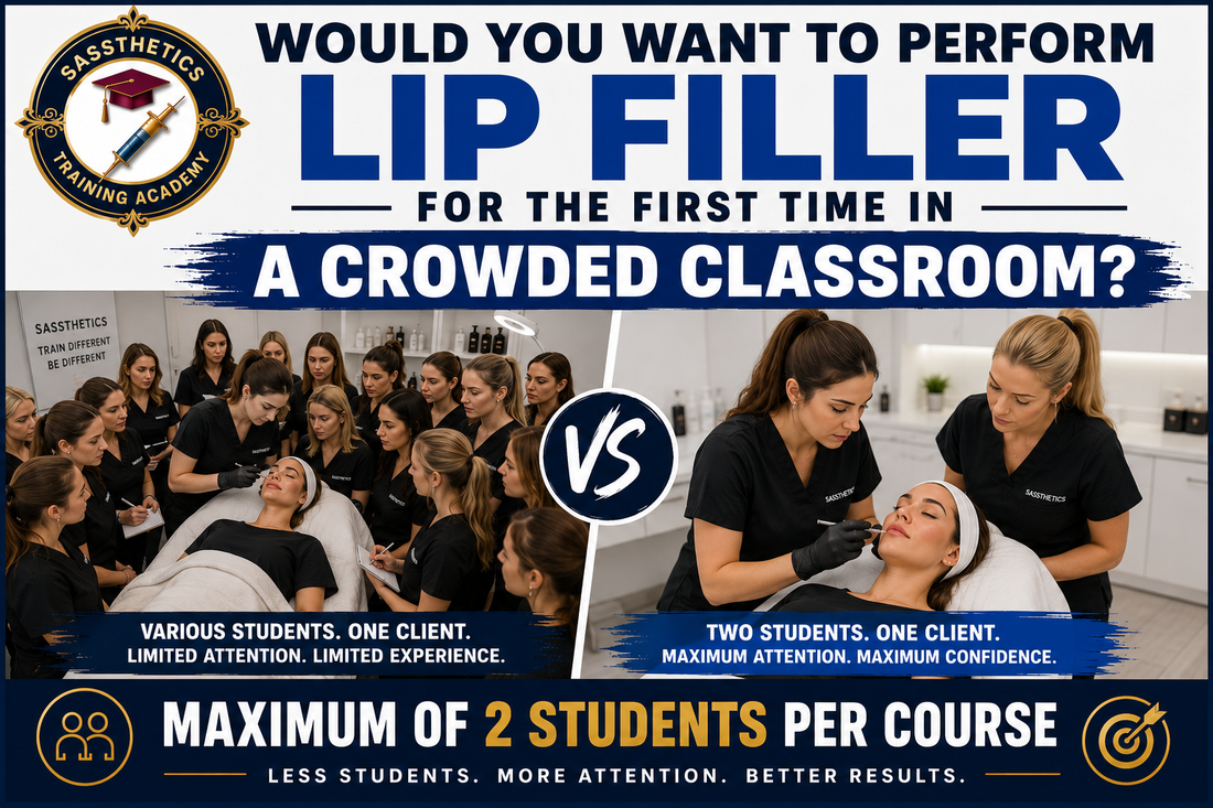 Would You Want To Perform Lip Filler For The First Time In A Crowded Classroom?