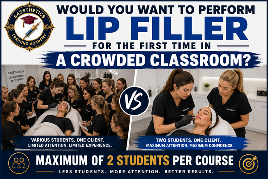 Would You Want To Perform Lip Filler For The First Time In A Crowded Classroom?