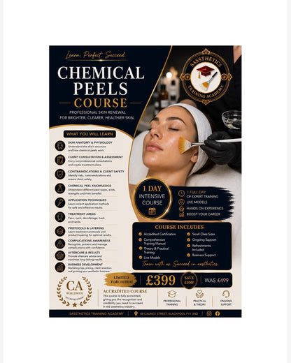 Chemical Peel Training Course Blackpool