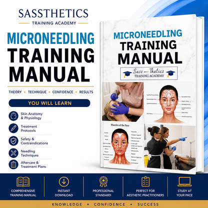 Microneedling Training Manual | Professional PDF Guide | Sassthetics Training Academy