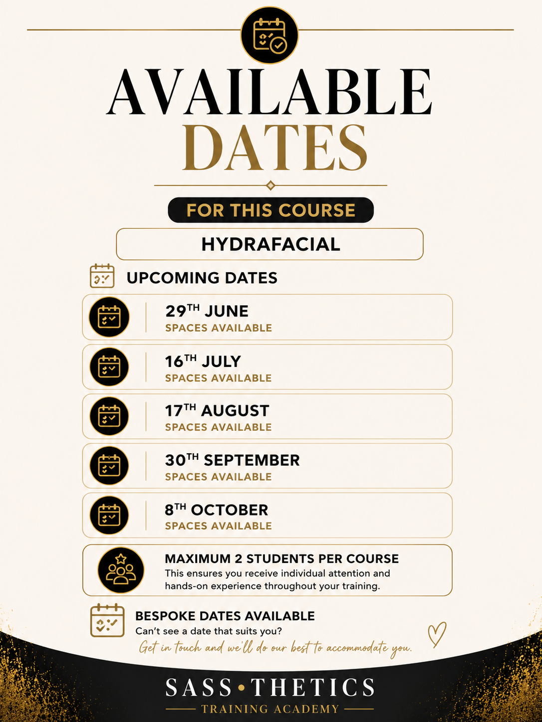 Hydro Facial  Training Course Blackpool