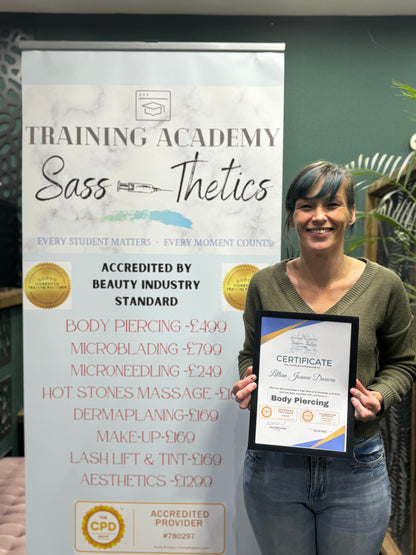 Body Piercing  Training Blackpool
