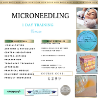 Microneedling  Training Course -Saturday 8th February 2025 -£299-pay 50% at time of booking, the rest on your training day.