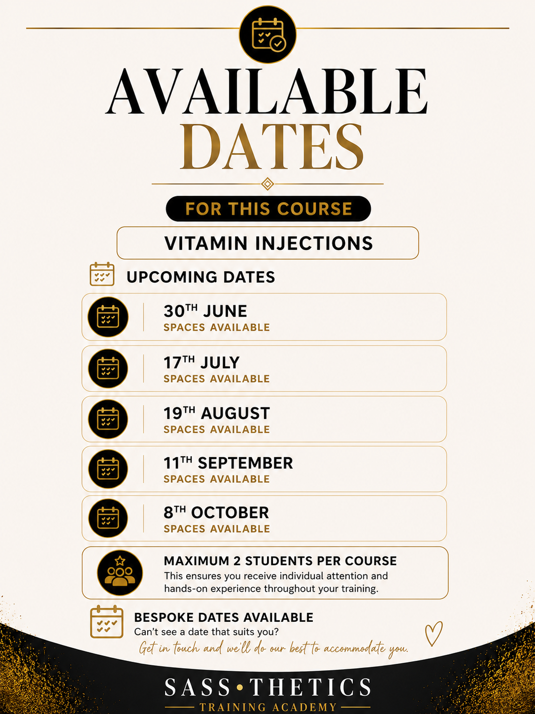 Advanced Skin Boosters and Polynucleotides Training Course Blackpool