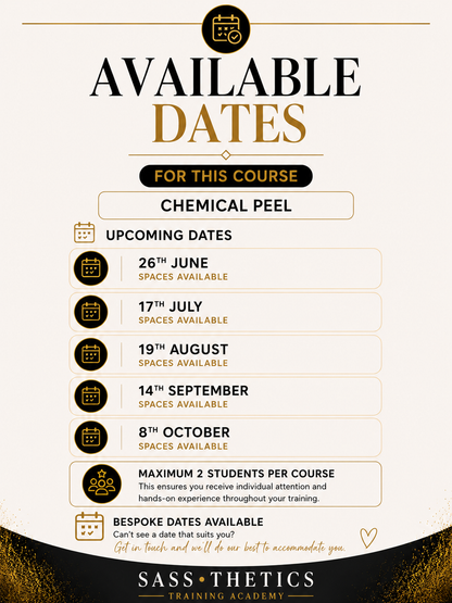 Chemical Peel Training Course Blackpool