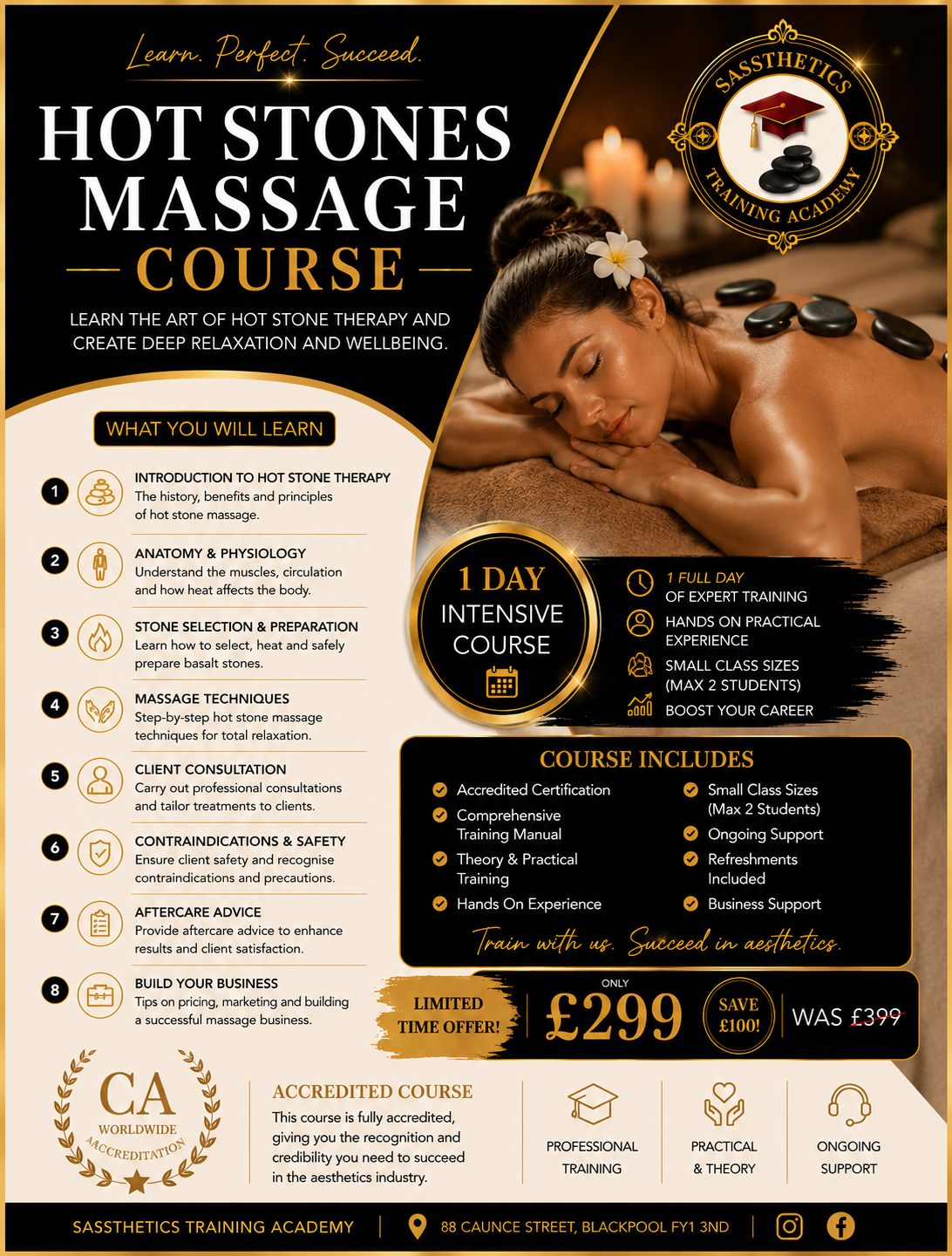 Hot Stones Massage Training Course Blackpool