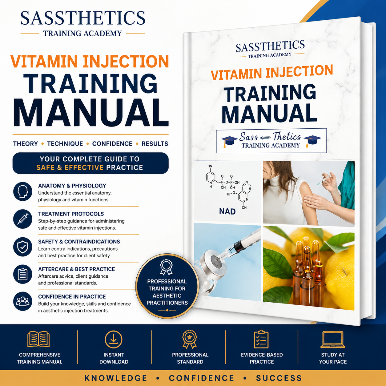 Vitamin Injection Training Manual | IM Injection PDF | Sassthetics Training Academy