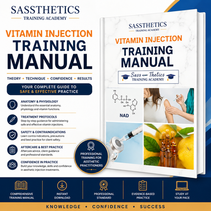 Vitamin Injection Training Manual | IM Injection PDF | Sassthetics Training Academy