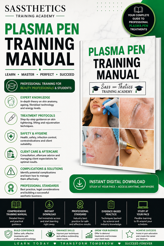 Plasma Pen Training Manual &| Fibroblast Skin Tightening PDF | Sassthetics