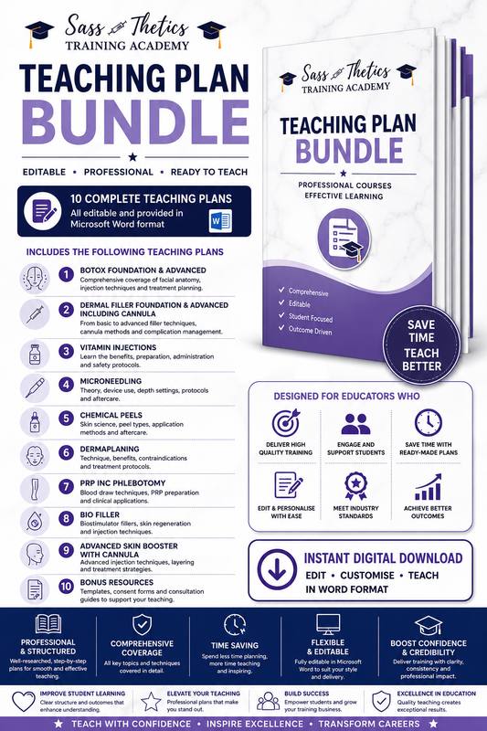 Teaching plan bundle