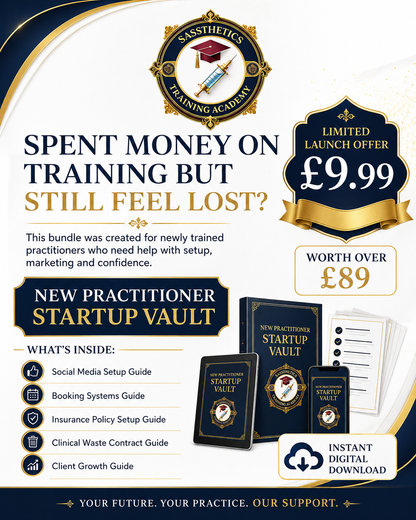 New Practitioner Startup Vault – Beauty & Aesthetics Business Bundle