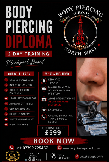 Body Piercing  Training Blackpool
