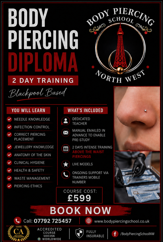 Body Piercing  Training Blackpool